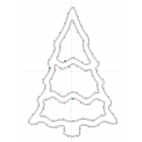 Christmas Tree Tray  Router Template Vectric File download