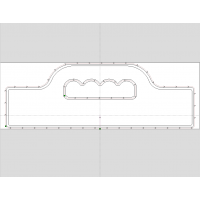 Finger Grip Handle Acrylic Router Template -- Vectric File Download - 006