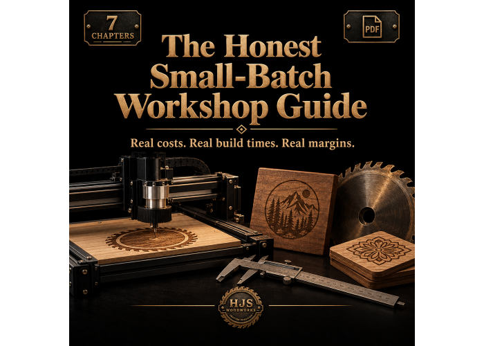 CNC & Laser Cutter Side Hustle Guide: Real Costs, Build Times & Margins for Etsy Sellers — Honest Small-Batch Workshop Guide (PDF eBook)