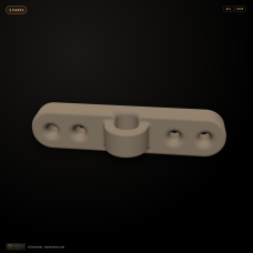 Caravan Awning Accessory Pack — Clips, Plates & Pole Mount